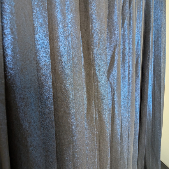 Sparkly Blue Pleated Skirt By hush UK8/US4 - Picture 6 of 9